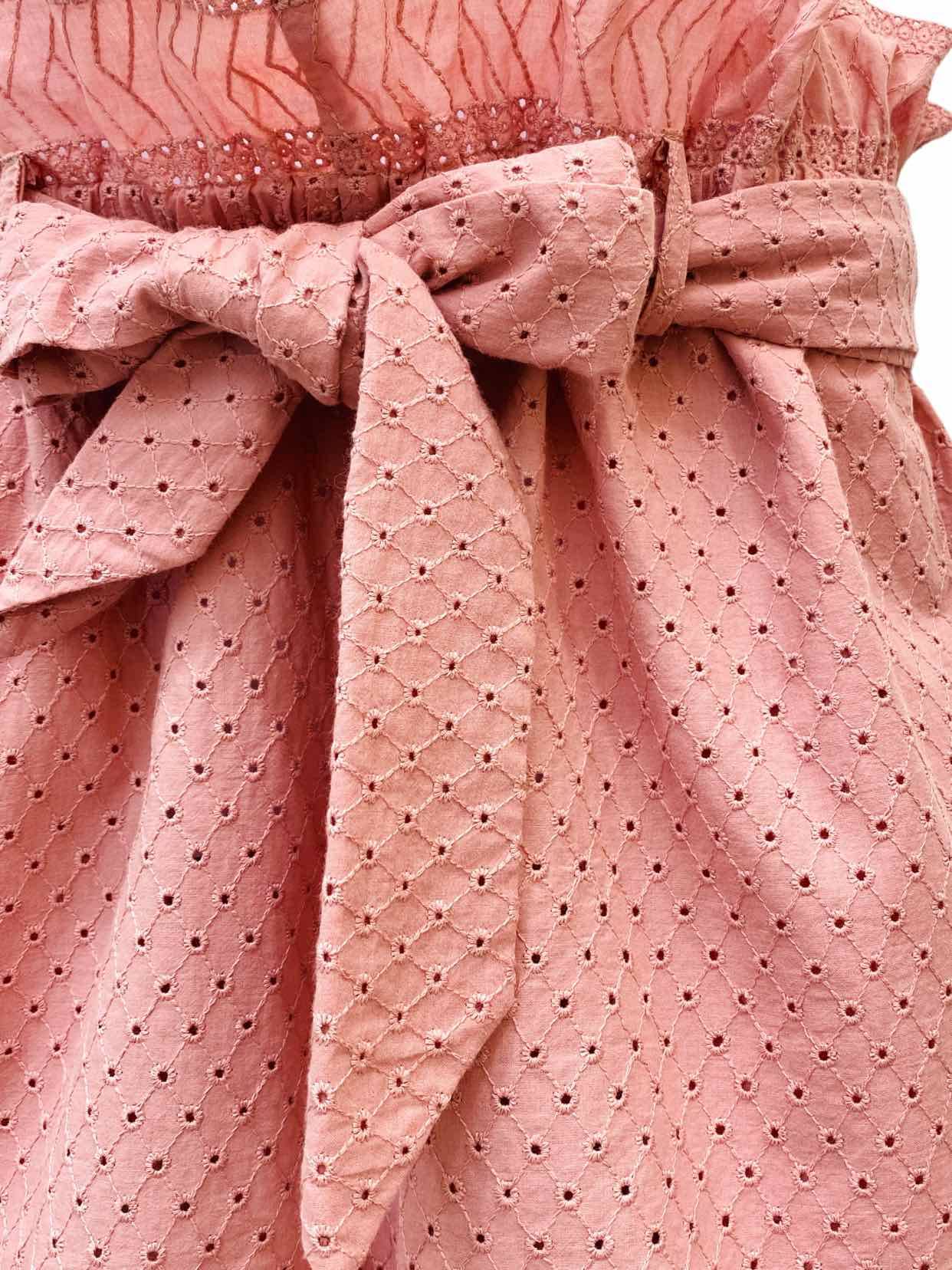 JONATHAN SIMKHAI Old Rose Eyelet Size Medium Shorts