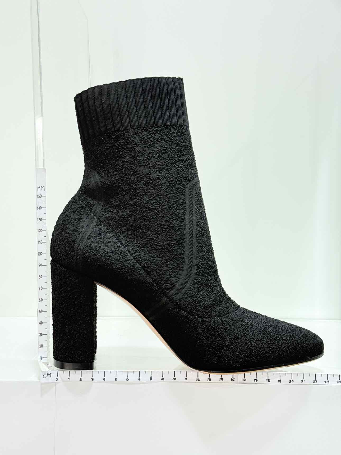GIANVITO ROSSI Sock Black Size EU 39 Ankle Boots