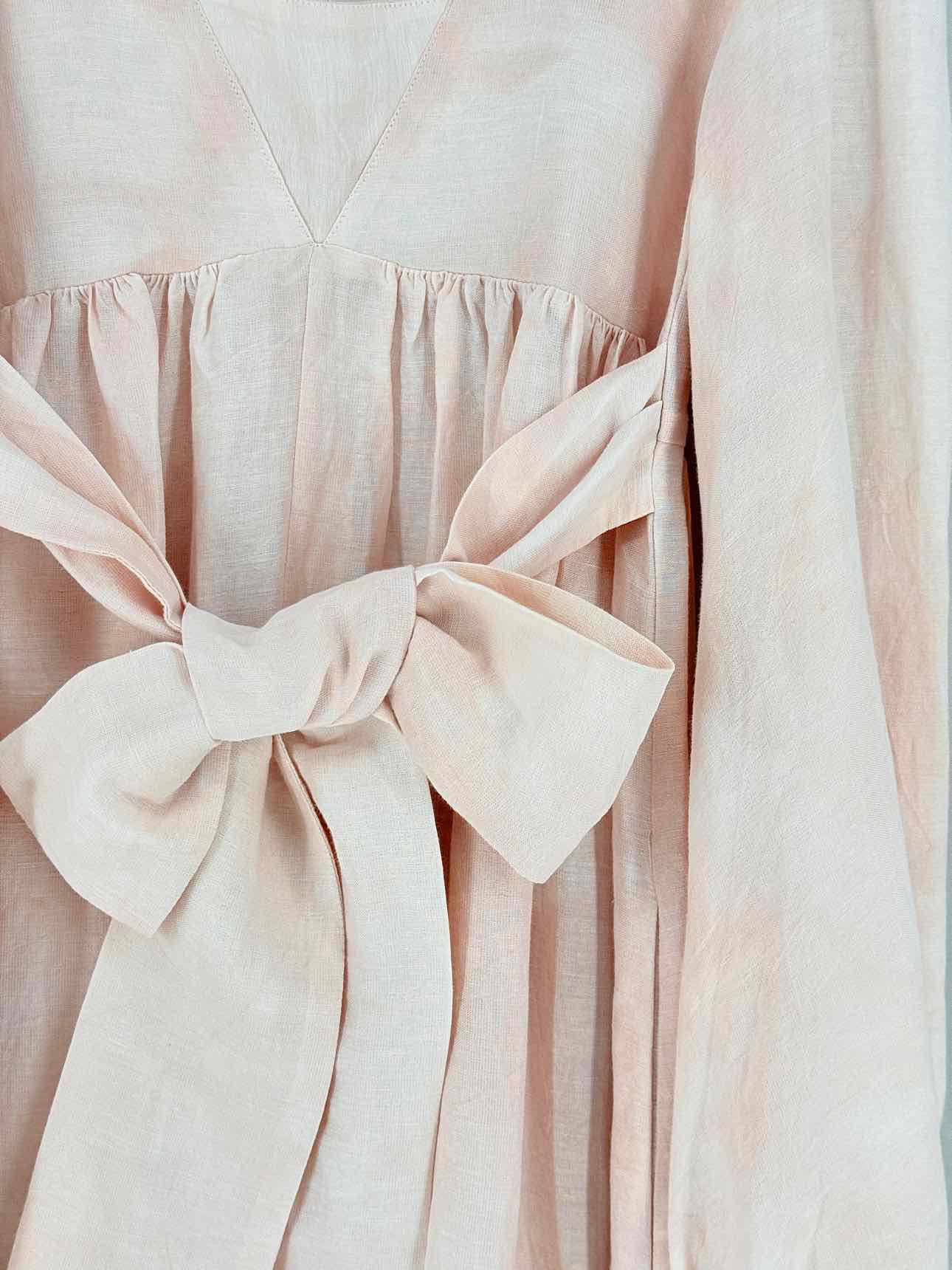 LISA MARIE FERNANDEZ Peach Size Small Long Dress