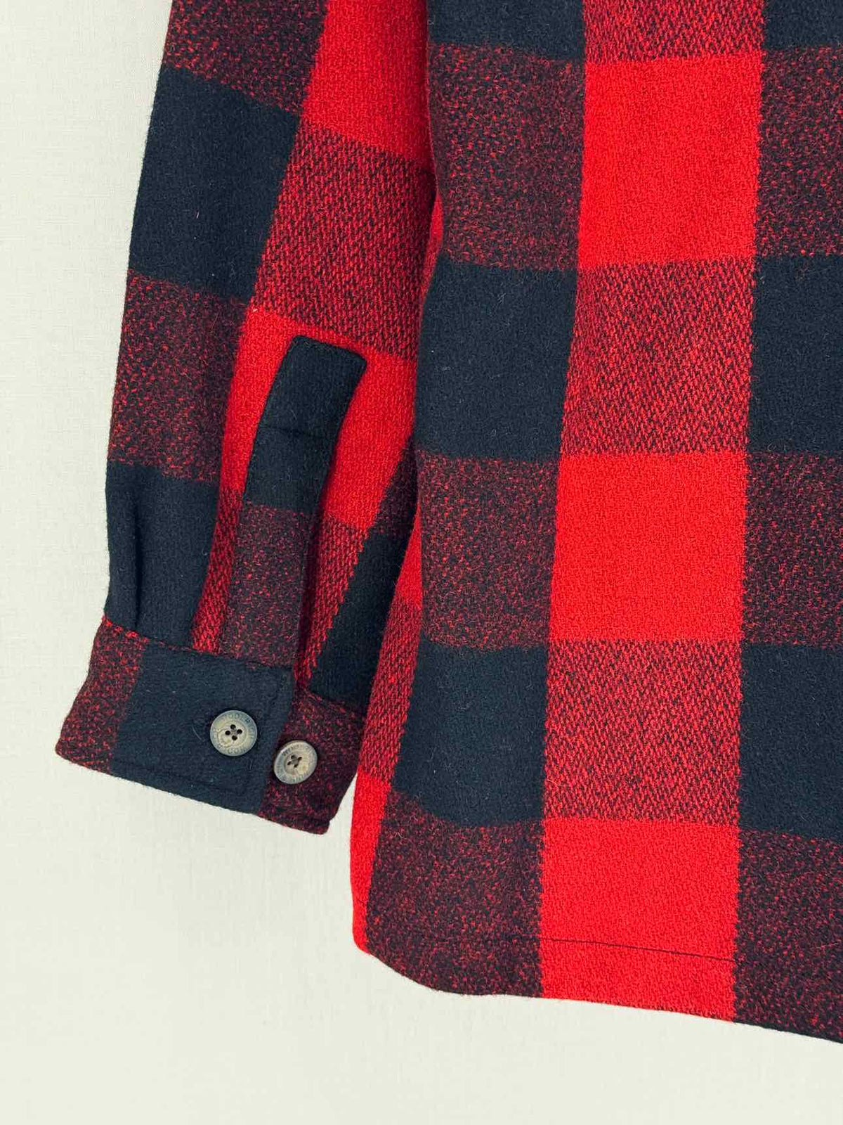 WOOL RICH Hunting Red & Black Buffalo Plaid Jacket