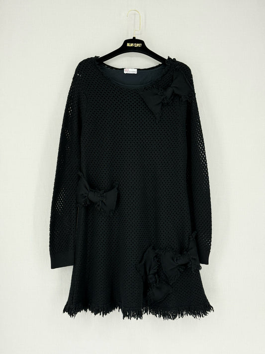 RED VALENTINO Black Size Large Short Dress