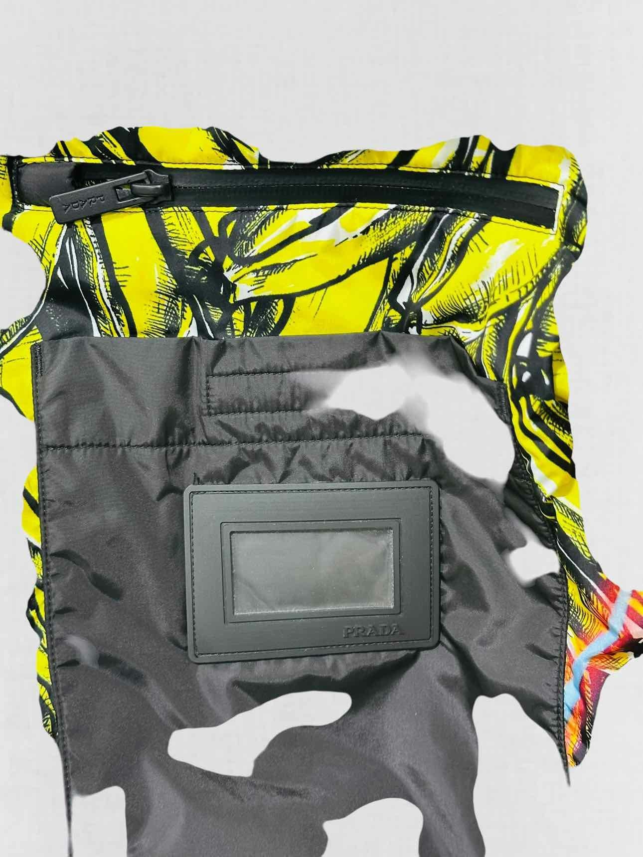 PRADA 2018 Yellow Multicolor Size Medium Jacket