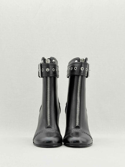 ALEXANDER MCQUEEN Black Size EU 36 Ankle Boots