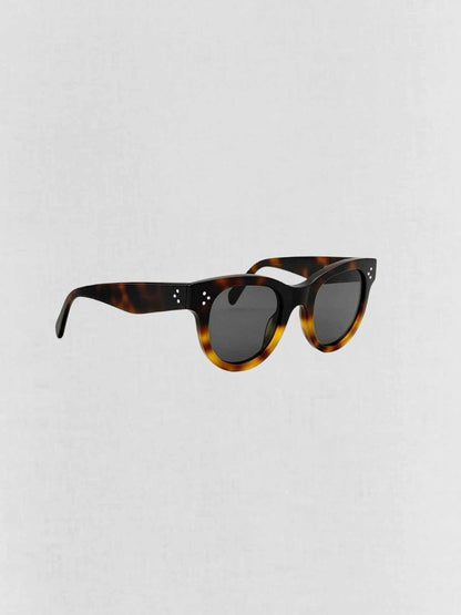 CELINE Tortoiseshell 3 Dots Sunglasses