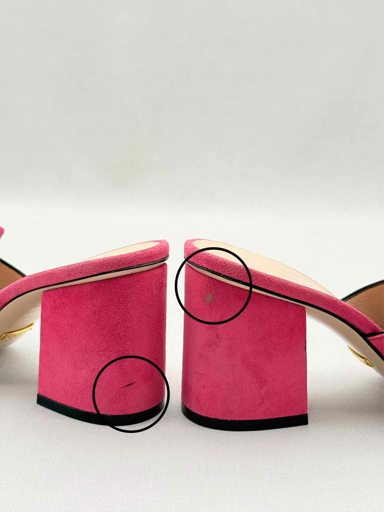GUCCI GG Marmont Pink Size EU 35 Mules
