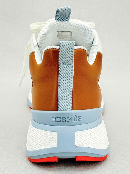 HERMES Heros Blanc / Natural Size EU 38.5 Sneakers