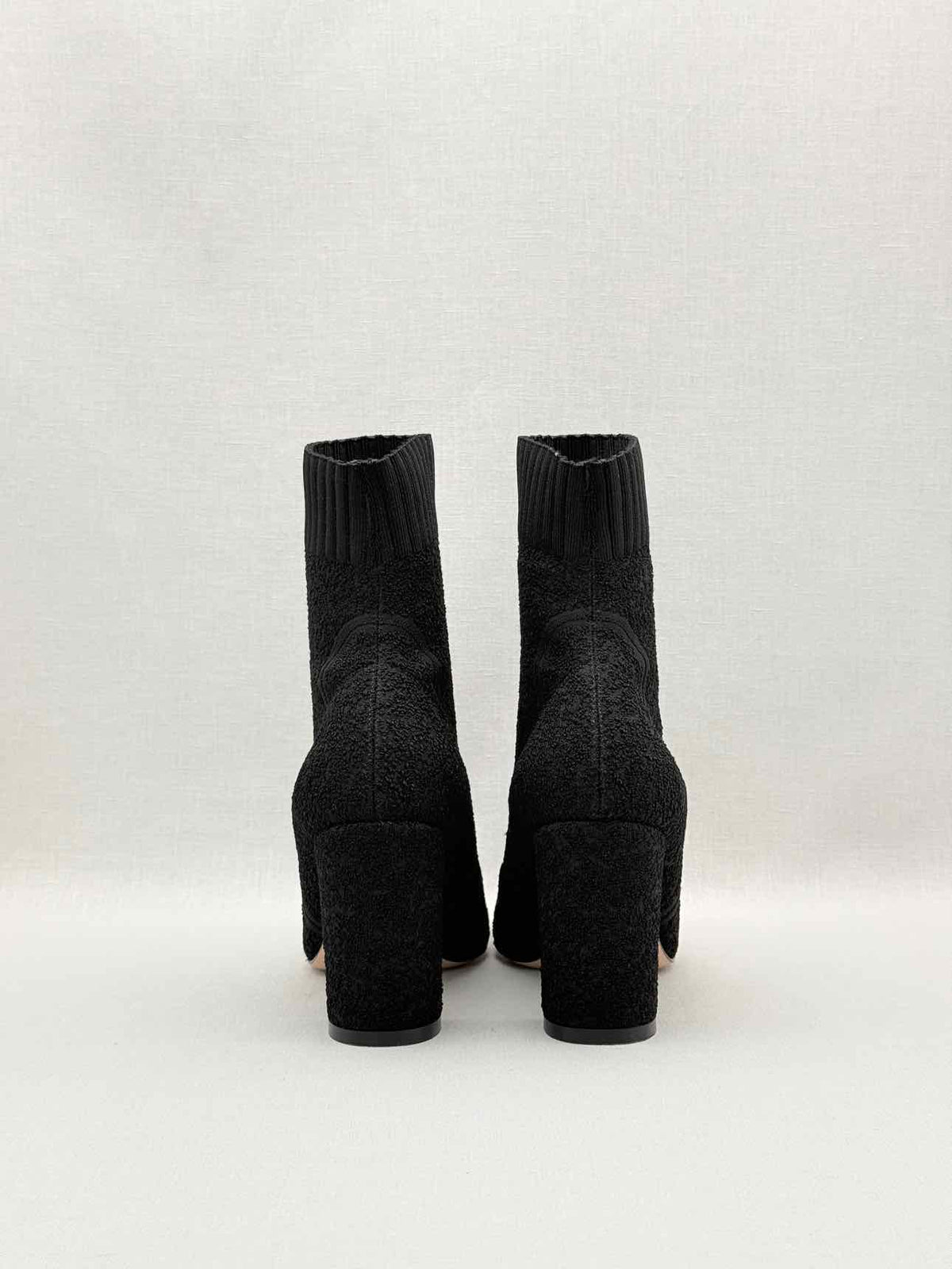GIANVITO ROSSI Sock Black Size EU 37.5 Ankle Boots