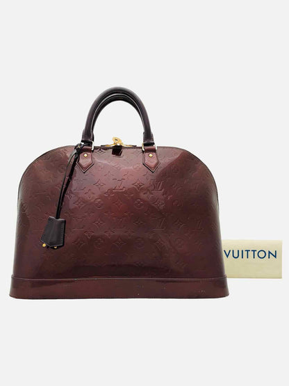 LOUIS VUITTON Alma Purple Top Handle