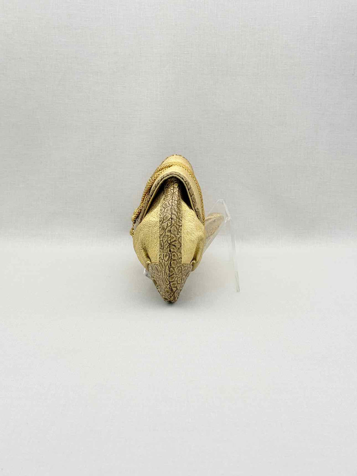 LARA BOHINC Metallic Gold Clutch