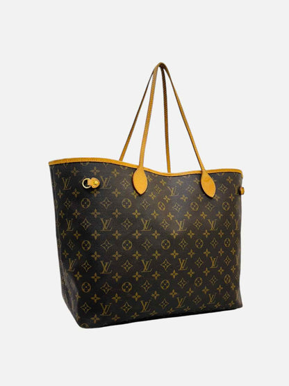 LOUIS VUITTON Neverfull Brown Monogram Tote Bag