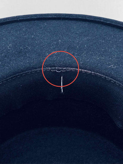 CHANEL Navy Blue CC Hat