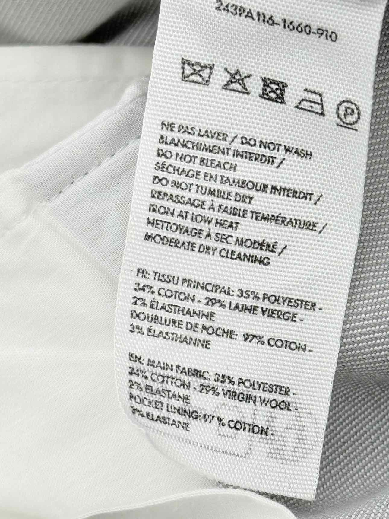 JACQUEMUS Curzio Light Grey Size US 8 Pants