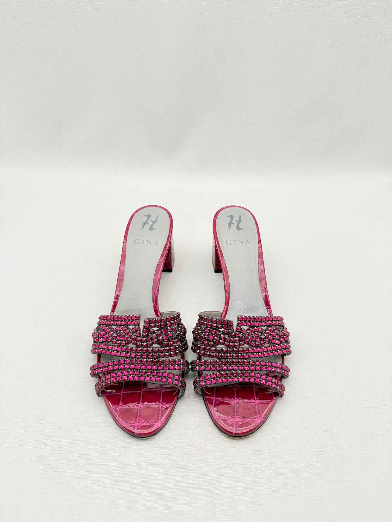 GINA Oregon Burgundy Size EU 41 Heeled Sandals
