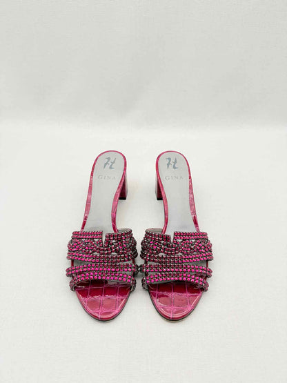 GINA Oregon Burgundy Size EU 41 Heeled Sandals