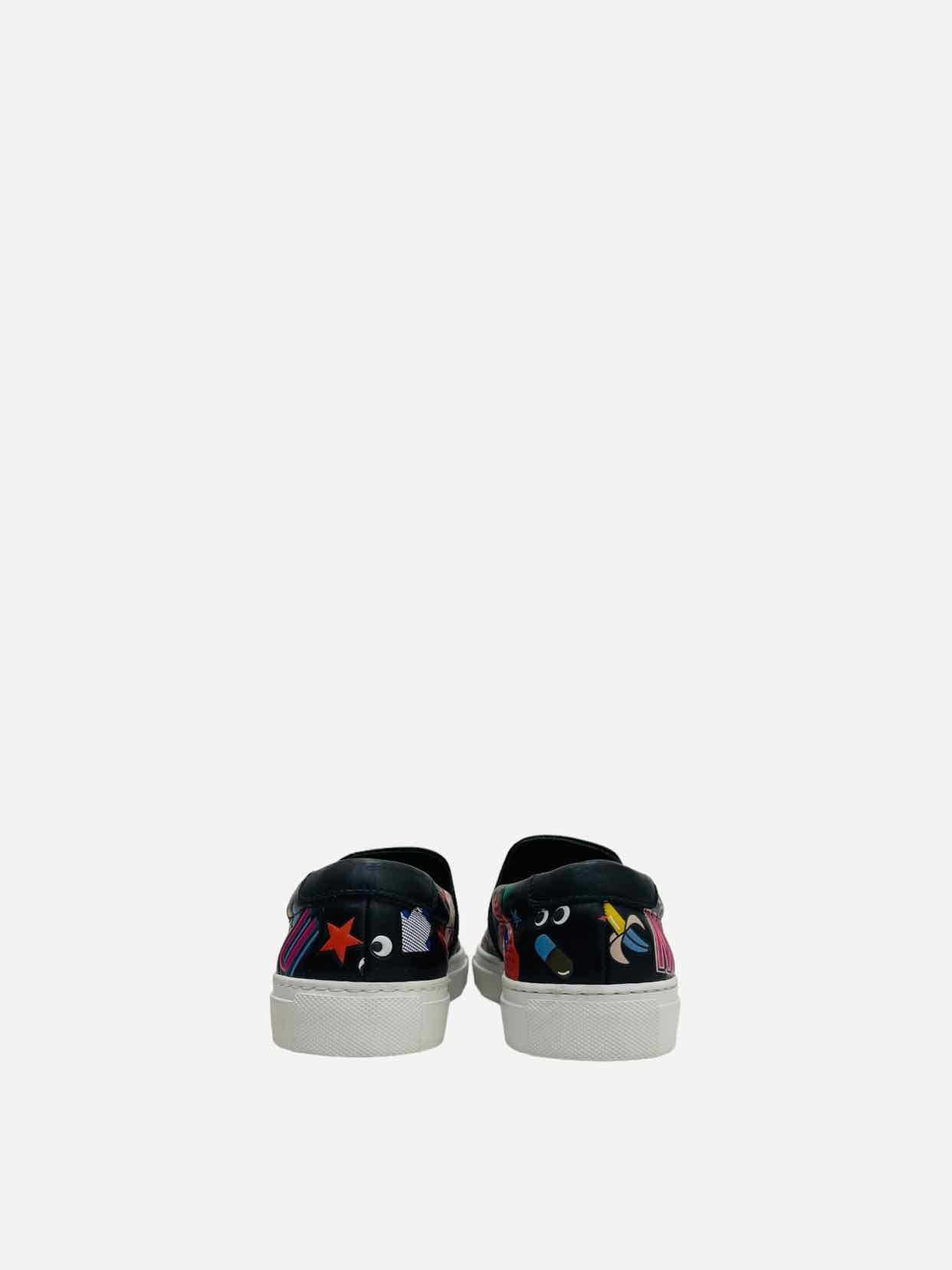 ANYA HINDMARCH Black Multicolor Sneakers