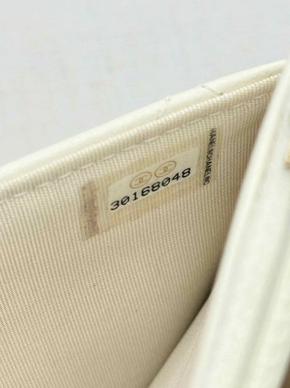 CHANEL Trendy CC WOC White Quilted Shoulder Bag