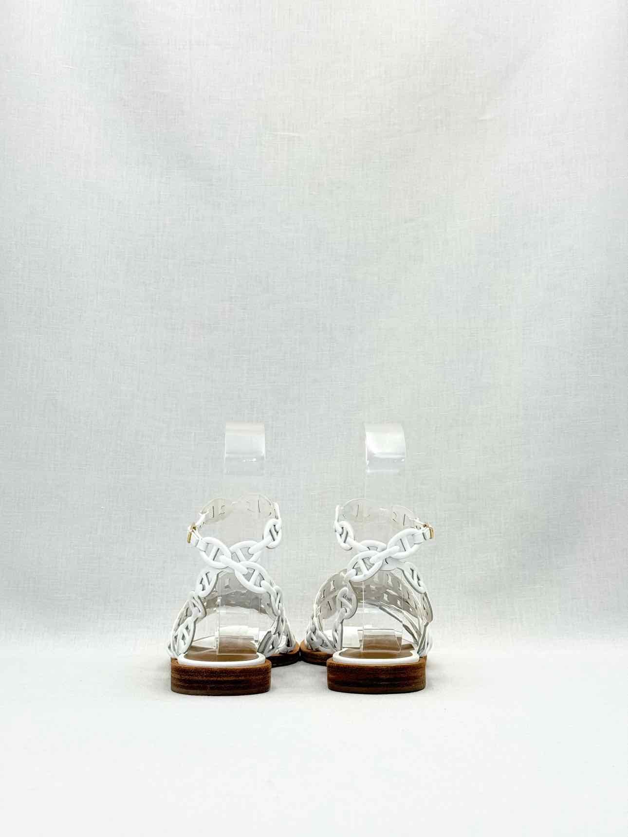 HERMES Kalliste White Size EU 35 Sandals