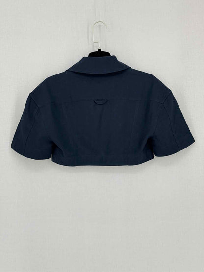 JACQUEMUS Haut Bebi Navy Blue Size Small Shirt