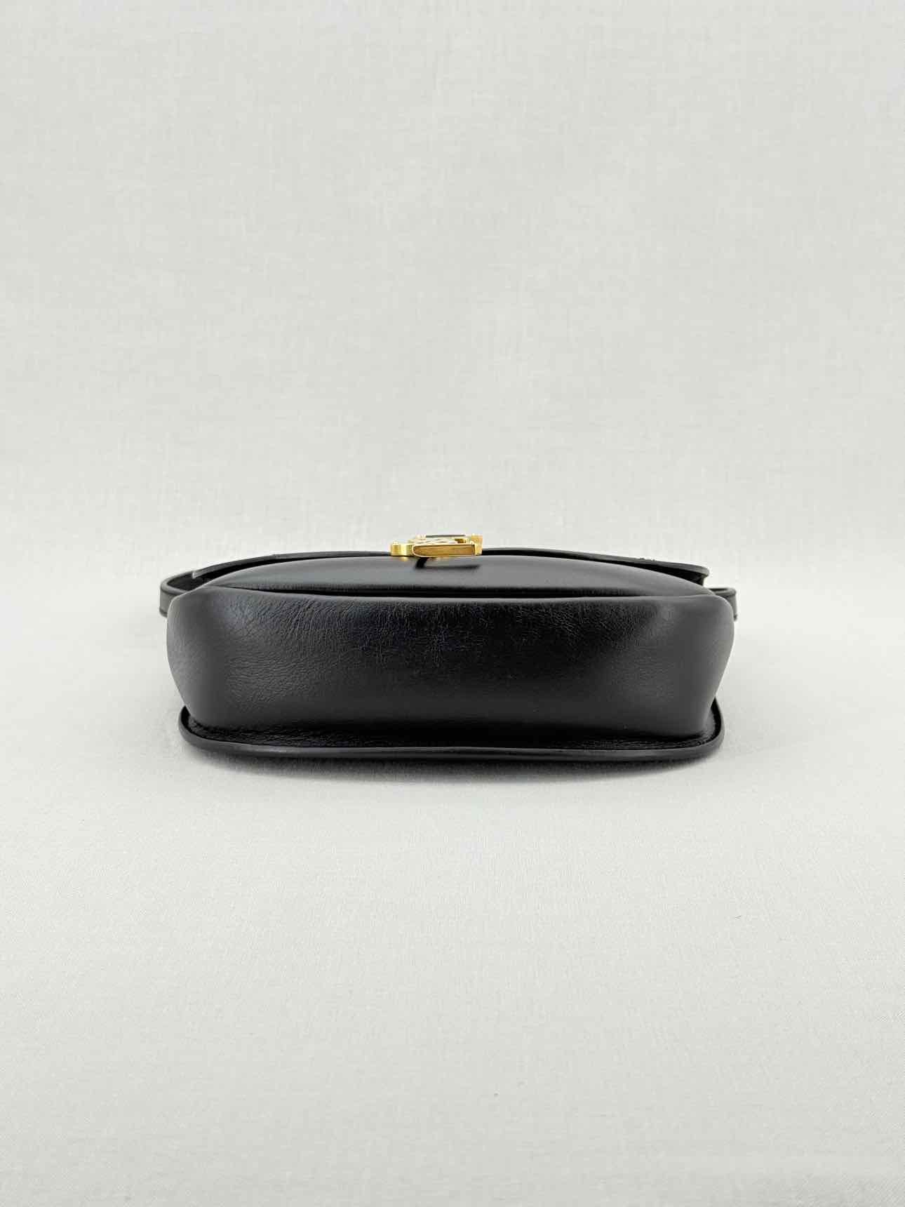 SAINT LAURENT Kaia Black Shoulder Bag
