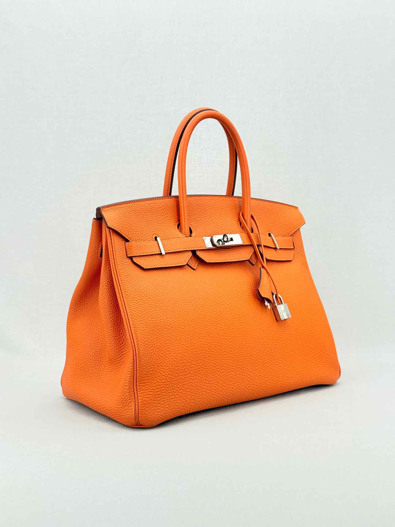 HERMES Birkin Orange Top Handle