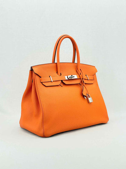 HERMES Birkin Orange Top Handle