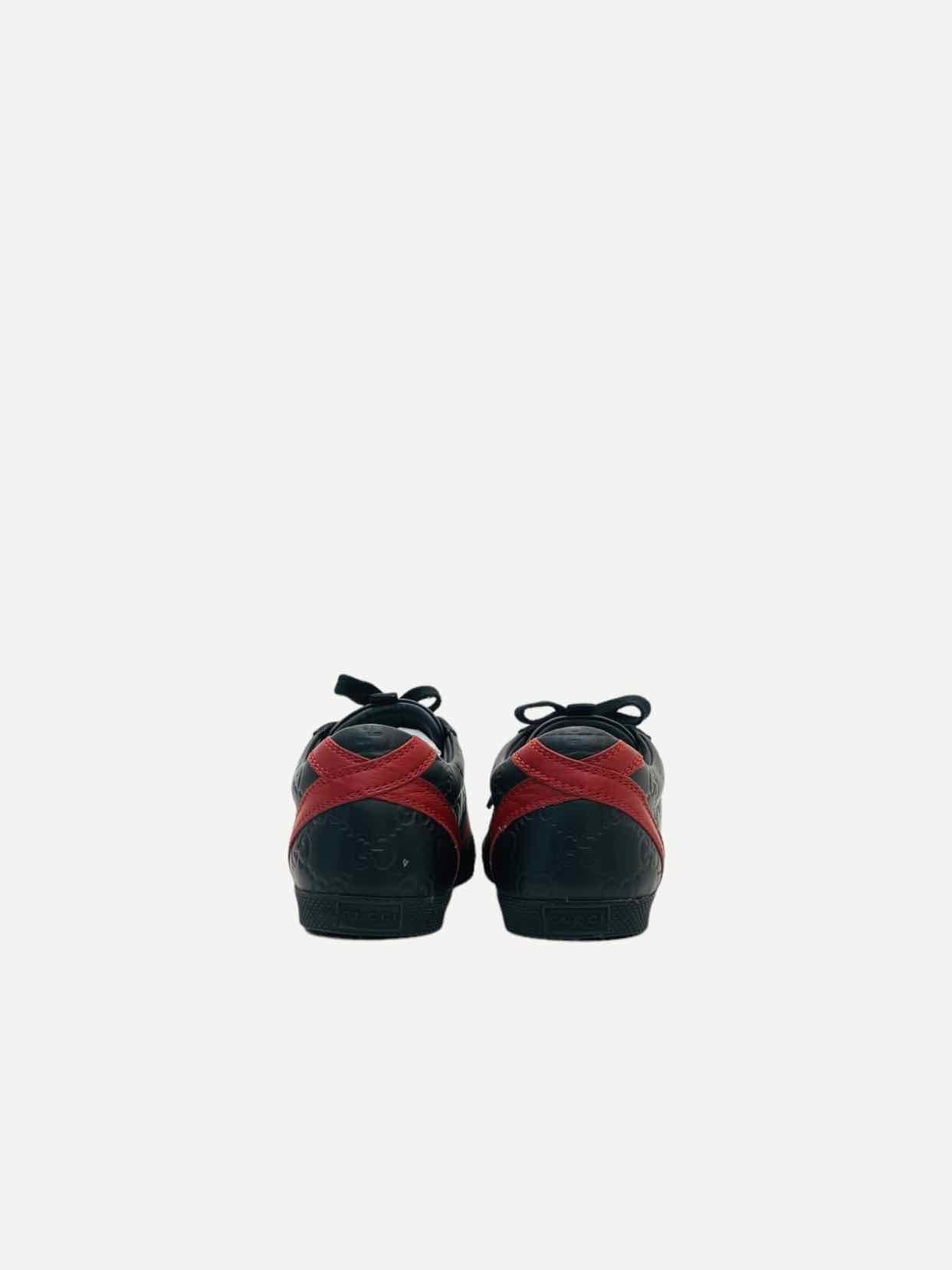 GUCCI Low Top Black Guccissima Sneakers