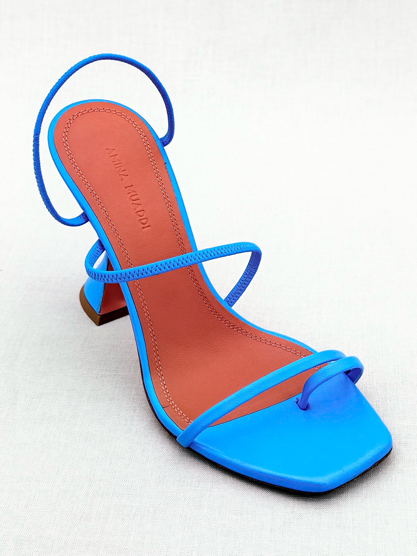 AMINA MUADDI Naima Blue Size EU 36.5 Heeled Sandals