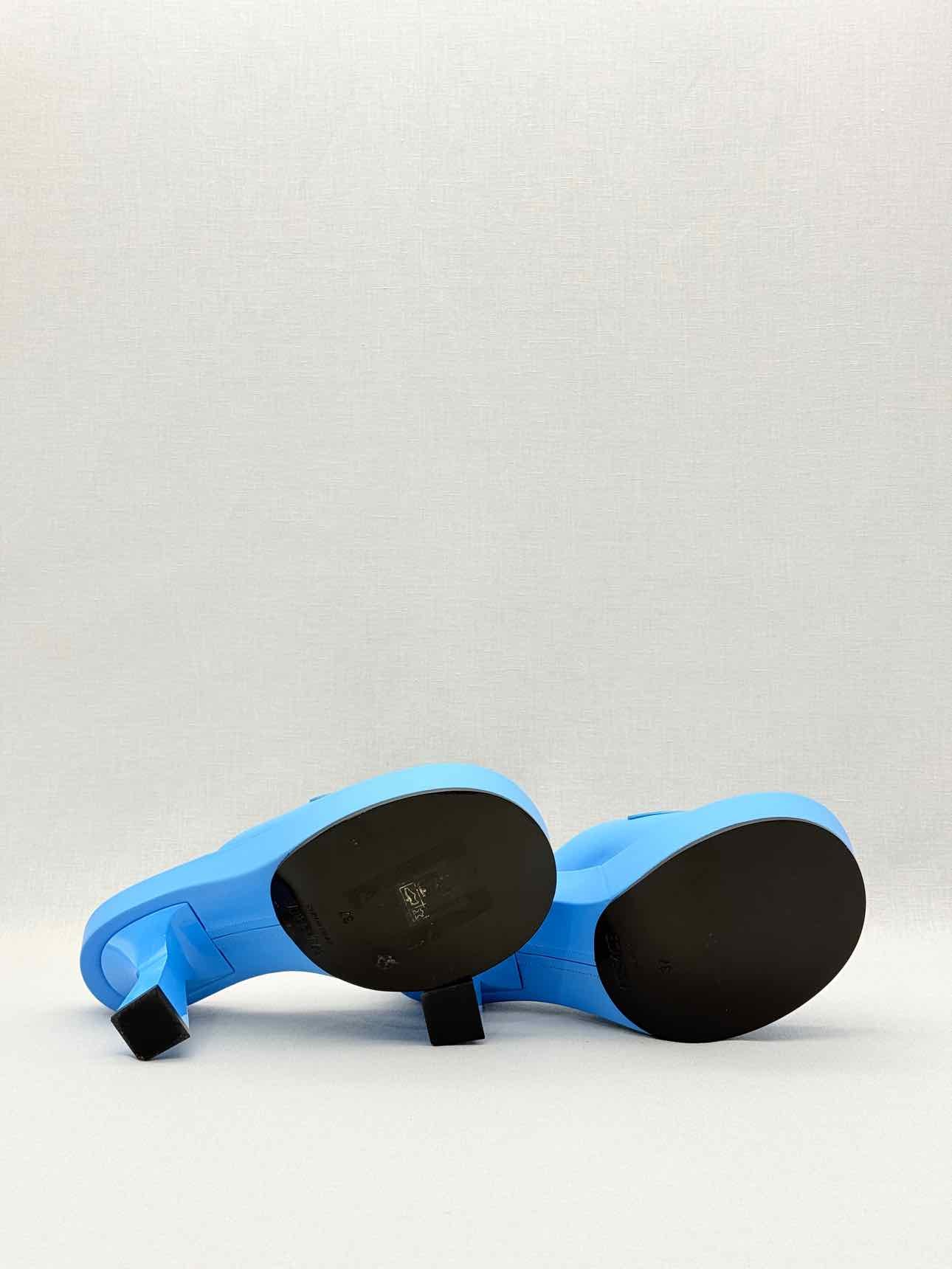 VERSACE Medusa Biggie Blue Size EU 37 Mules