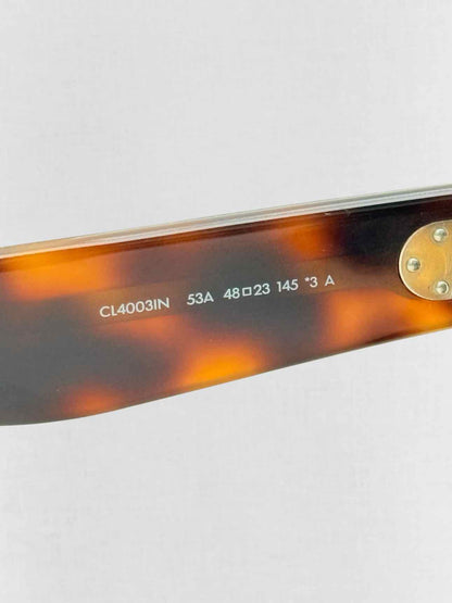 CELINE Tortoiseshell 3 Dots Sunglasses