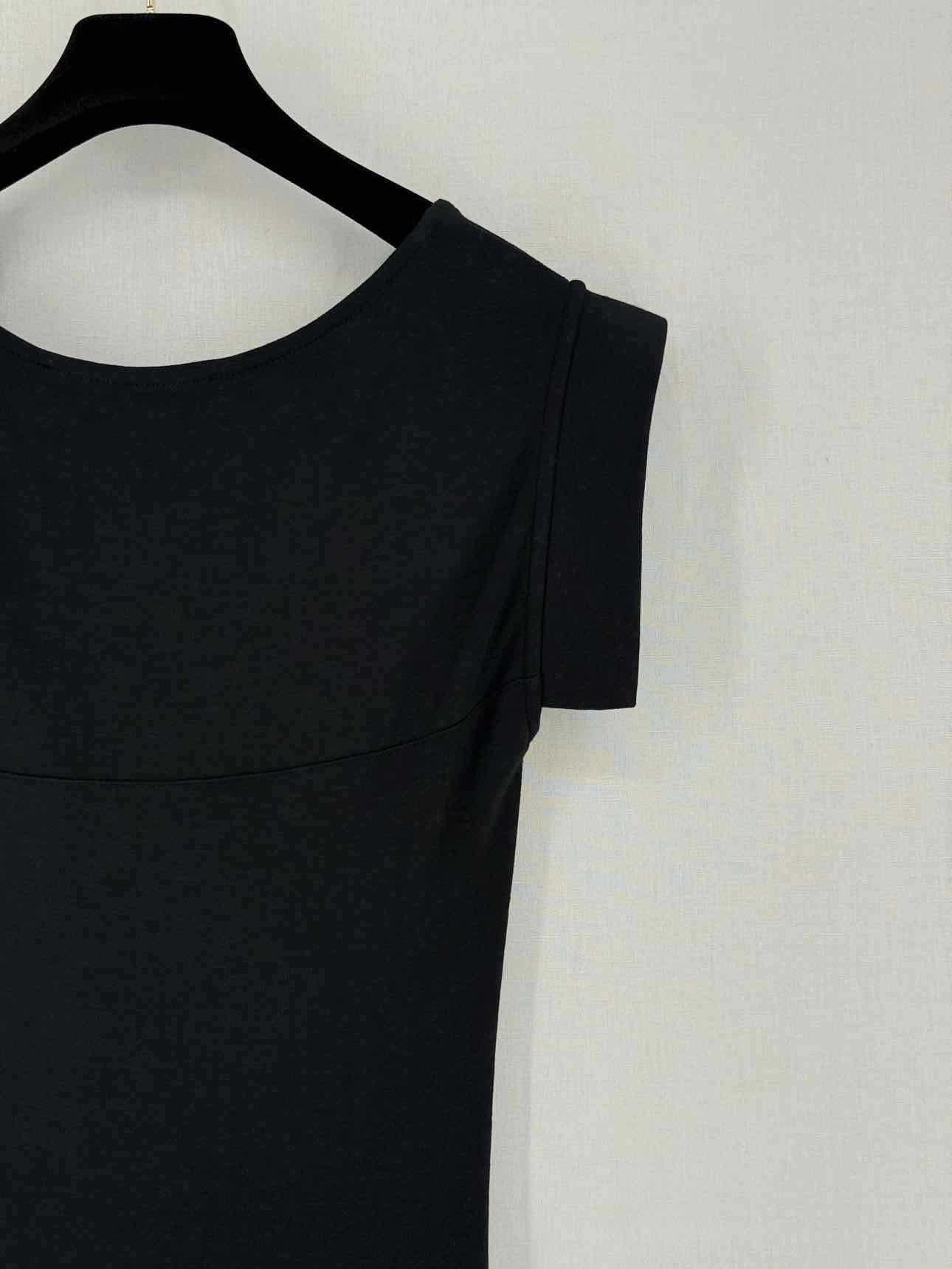 KARL LAGERFELD Black Size Medium Knee Length Dress