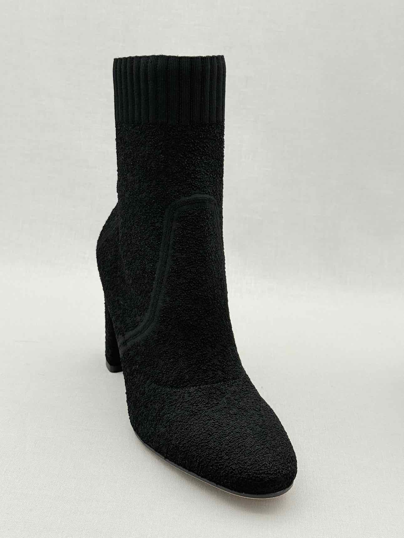 GIANVITO ROSSI Sock Black Size EU 39 Ankle Boots