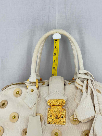 LOUIS VUITTON Limited Edition Beige Top Handle