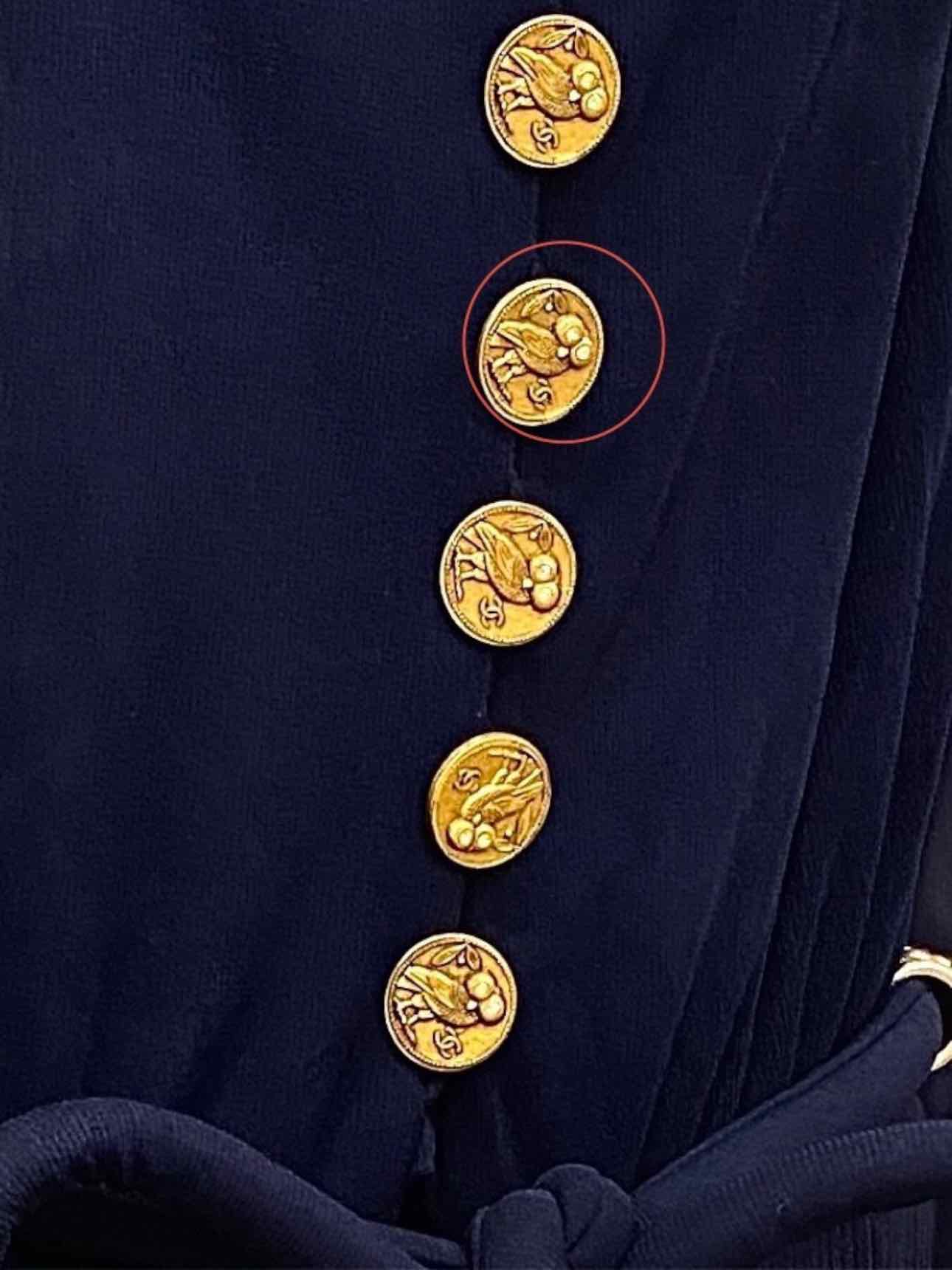 CHANEL Midnight Blue Size Small/Medium Jumpsuit