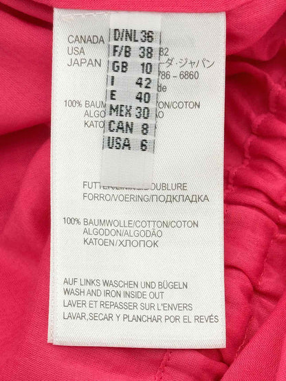 LAUREL Pink Embroidered Size US 6 Long Dress