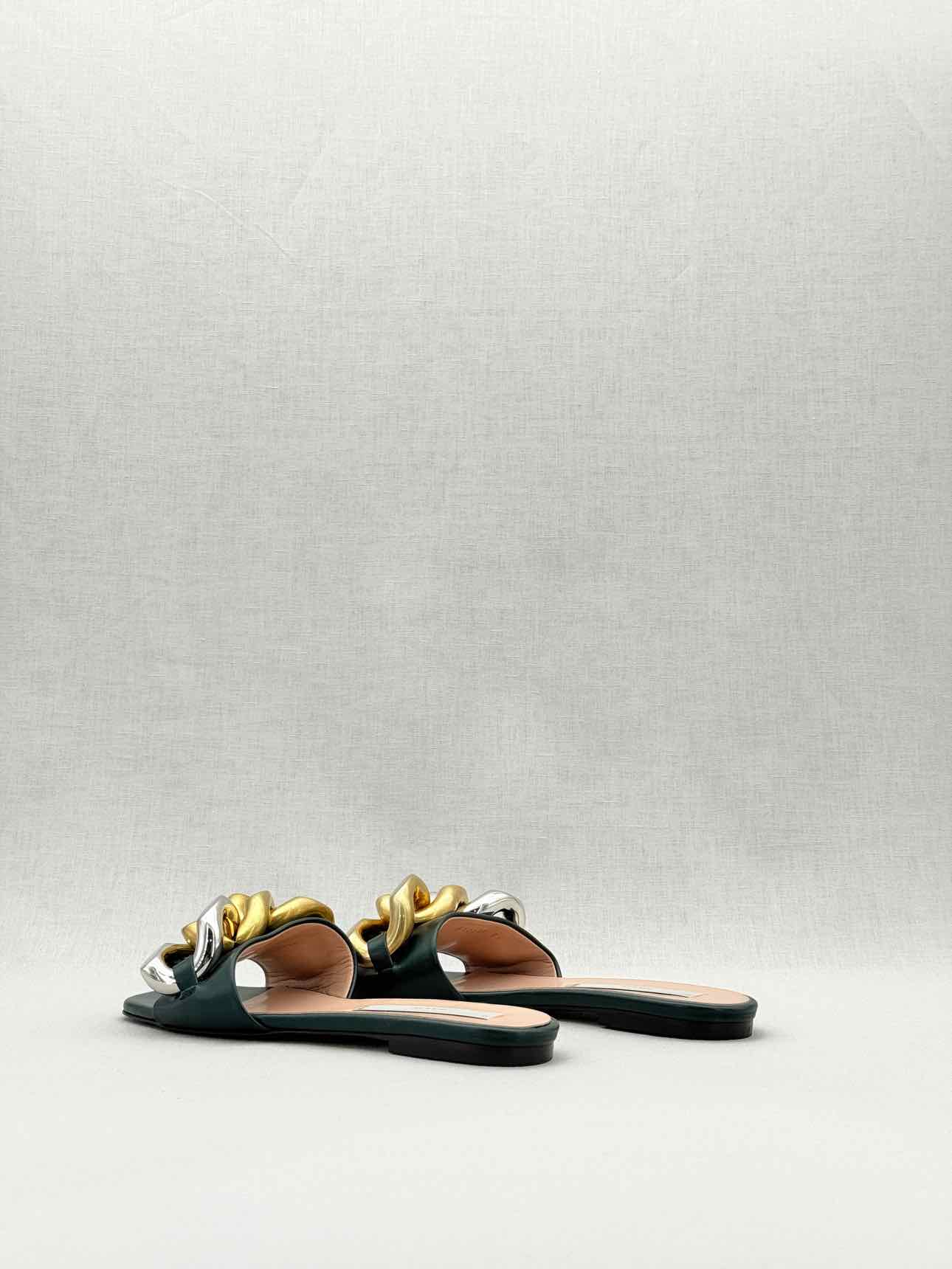 STELLA MCCARTNEY Falabella Green Size EU 36 Sandals