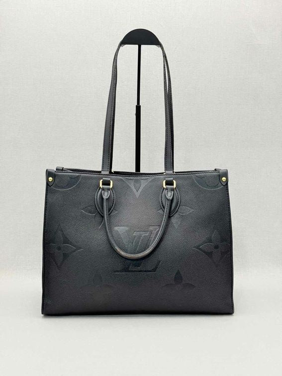 LOUIS VUITTON Onthego Black Tote Bag