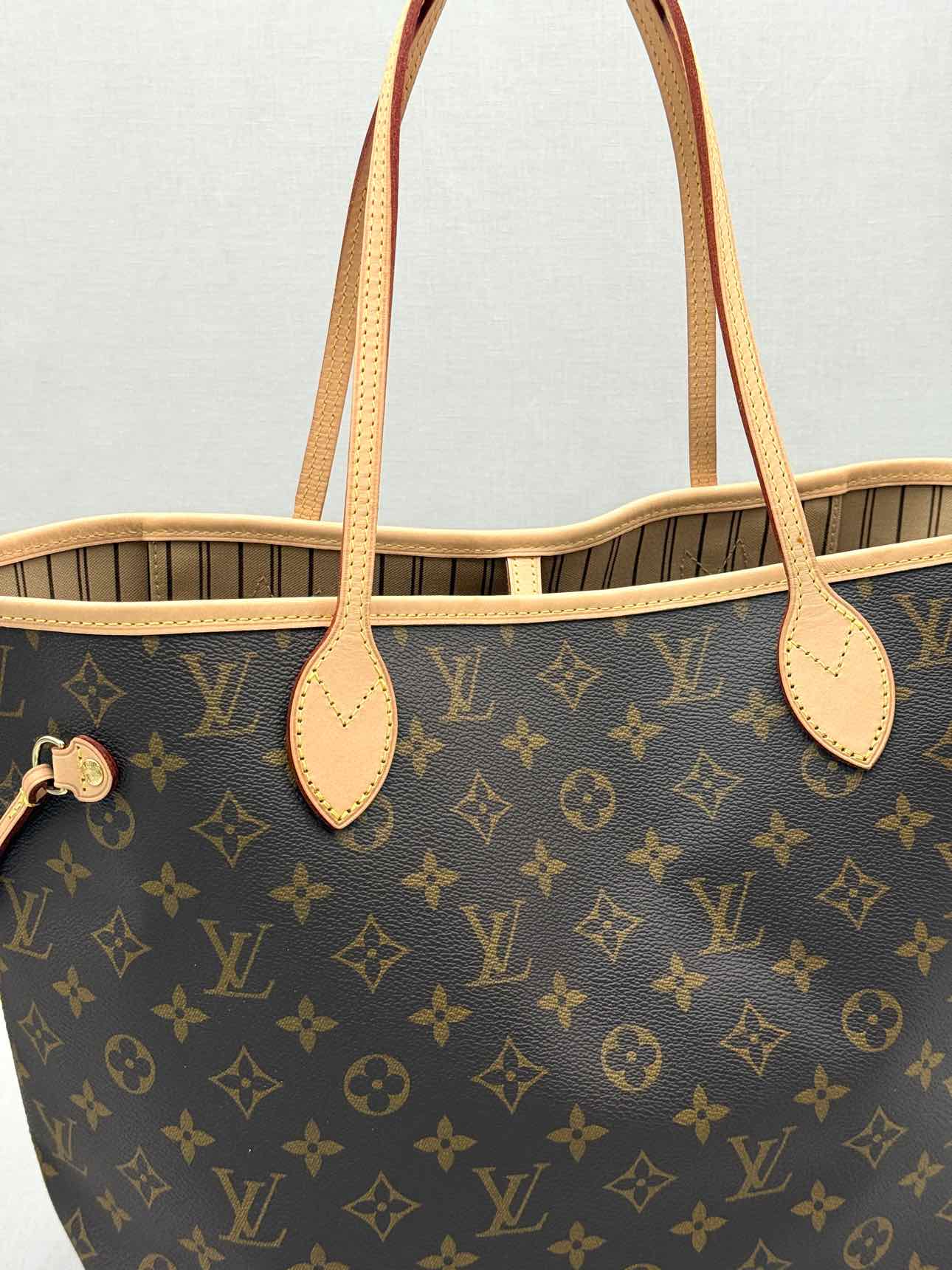 LOUIS VUITTON Neverfull Brown Monogram Tote Bag