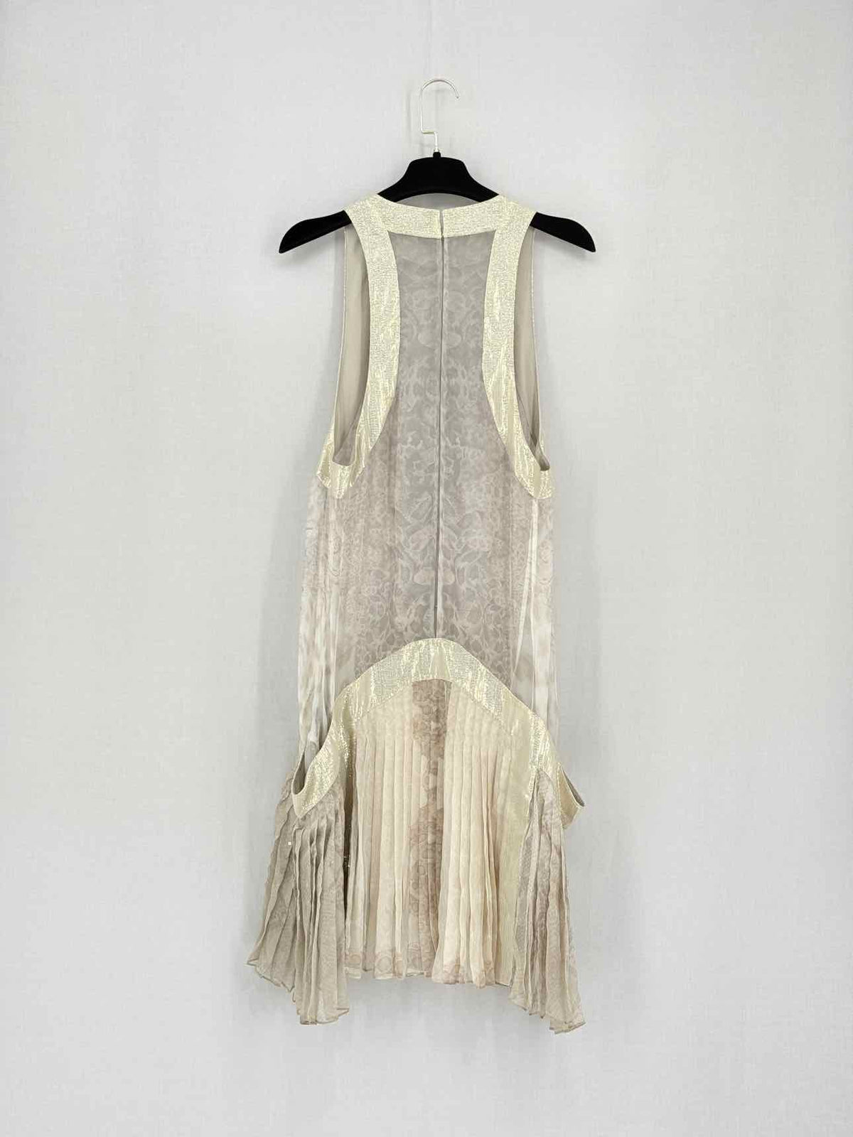 ROBERTO CAVALLI Off-white Size US 2 Short Dress