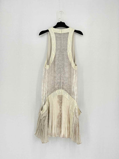 ROBERTO CAVALLI Off-white Size US 2 Short Dress