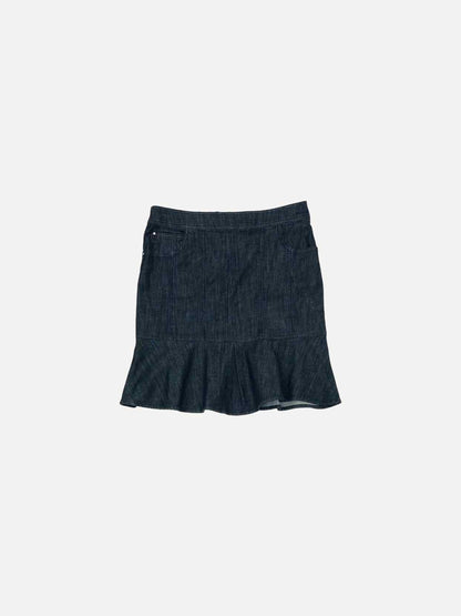 PENNY BLACK Flared Dark Blue Mini Skirt