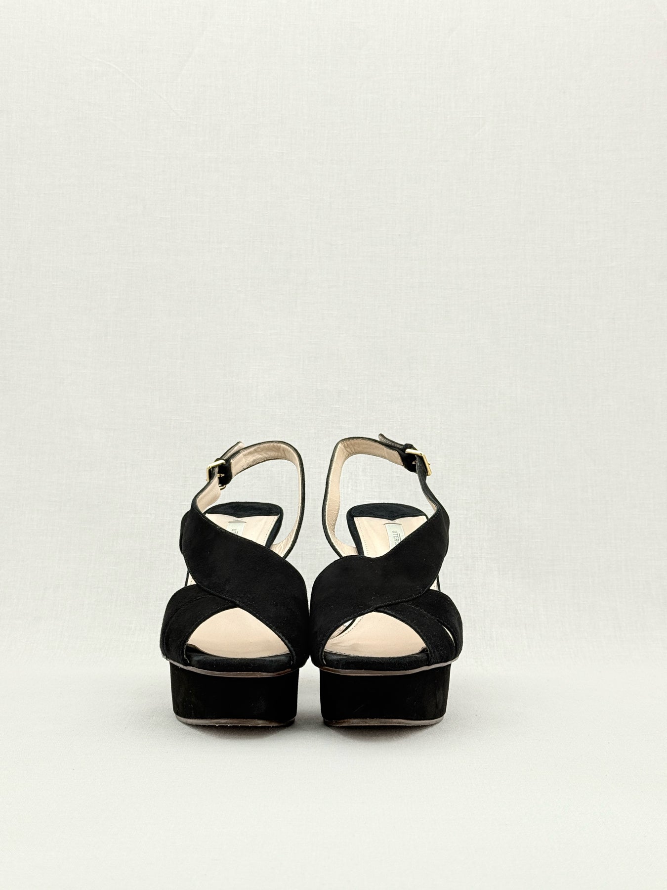UTERQUE Black Size EU 41 Wedges