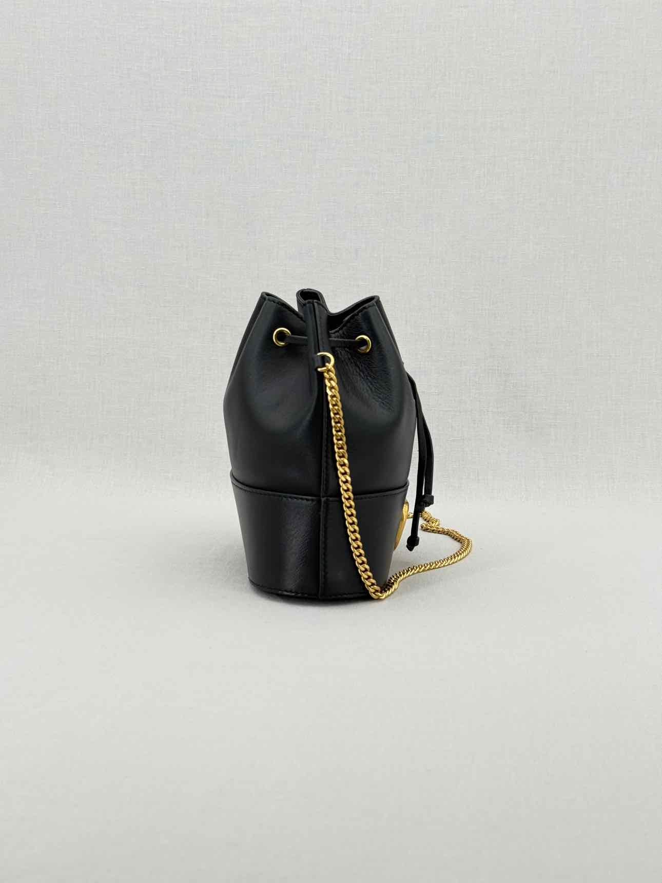 VALENTINO GARAVANI VLogo Black Bucket Bag