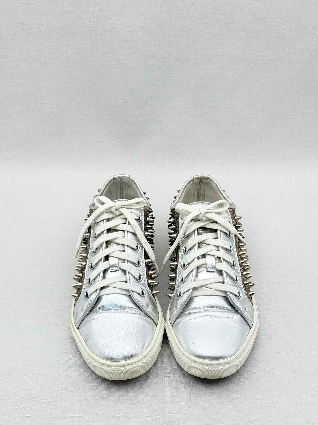 PHILIPP PLEIN Gold & Silver Size EU 36 Sneakers