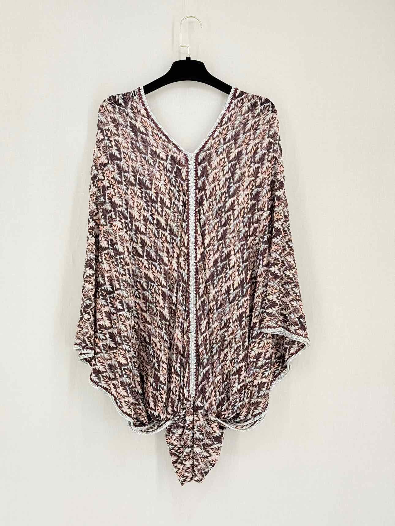 MISSONI Kaftan Brown, Peach & Silver Size US 4 Top