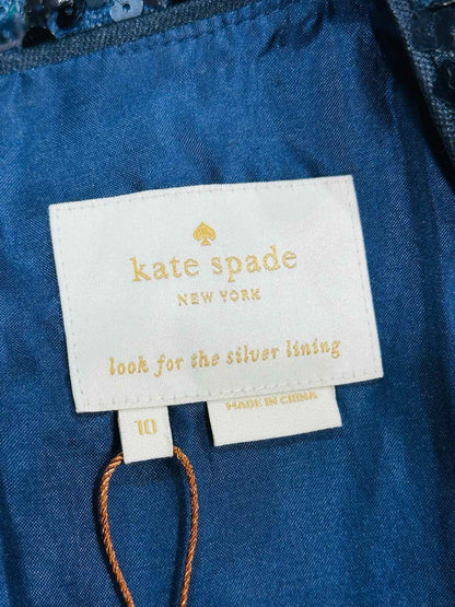 KATE SPADE Navy Blue Size US 10 Short Dress