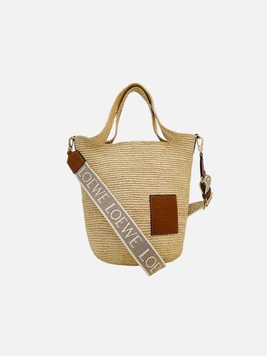 LOEWE Slit Tan Tote Bag