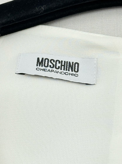 MOSCHINO CHEAP AND CHIC White Size US 6 Short Dress
