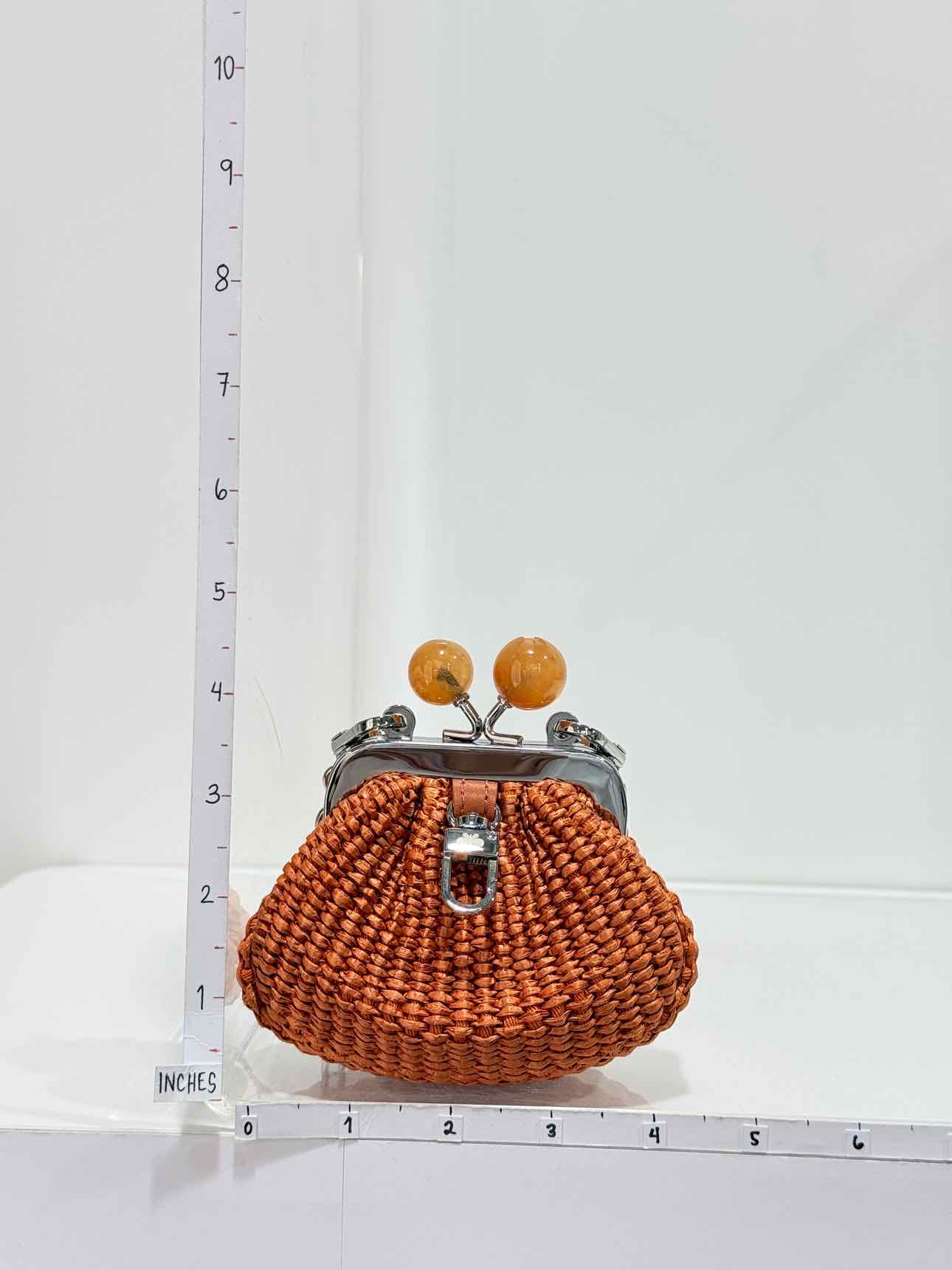 WEEKEND MAX MARA Pasticcino Orange Clutch