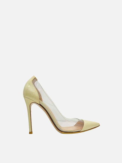 GIANVITO ROSSI PVC Beige Size EU 35.5 Pumps