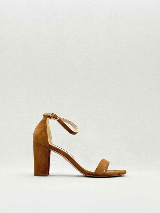 STUART WEITZMAN Brown Size EU 38 Heeled Sandals